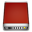 Internal Drive Red Icon 32x32 png